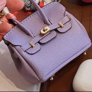 Super cute key fob mini purse charm